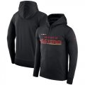 Men's San Francisco 49ers Nike Black Sideline Property Of Performance Pullover Hoodie