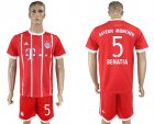 2017-18 Bayern Munich 5 BENATIA Home Soccer Jersey