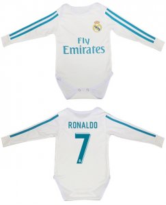 2017-18 Real Madrid 7 RONALDO Home Toddler Soccer Jersey