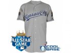 2012 MLB ALL STAR Kansas City Royals Blank Deep grey Jerseys