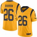 Mens Nike Los Angeles Rams #26 Mark Barron Limited Gold Rush NFL Jersey