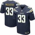 Mens Nike San Diego Chargers #33 Dexter McCluster Elite Navy Blue Team Color NFL Jersey