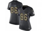 Women Nike Los Angeles Chargers #86 Hunter Henry Limited Black 2016 Salute to Service NFL Jersey