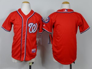 Youth Washington Nationals blank red Jerseys