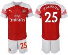 2018-19 Arsenal 25 JENKINSON Home Soccer Jersey