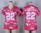 Nike Women Dallas Cowboys #22 Emmitt Smith Salute to Service New Pink Camo jerseys