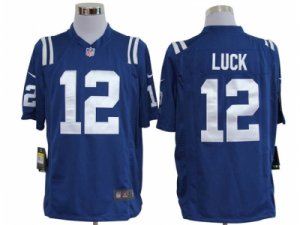 Nike NFL Indianapolis Colts #12 luck blue Game Jerseys