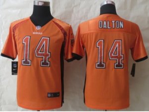 Youth 2014 New Nike Cincinnati Bengals #14 Dalton Orange Jerseys(Drift Fashion)