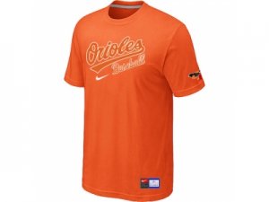 Baltimore Orioles Orange Nike Short Sleeve Practice T-Shirt