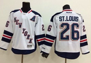 nhl jerseys new york rangers #26 st.louis white 2014 new stadium