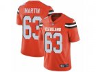 Nike Cleveland Browns #63 Marcus Martin Vapor Untouchable Limited Orange Alternate NFL Jersey
