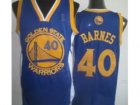 NBA Golden State Warriors #40 Harrison Barnes Blue(Revolution 30)