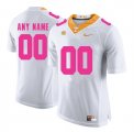 Tennessee Volunteers White Mens Customized 2018 Breast Cancer Awareness College Football