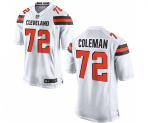 Men\'s Nike Cleveland Browns #72 Shon Coleman Game White NFL Jersey