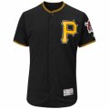 Men's Pittsburgh Pirates Majestic Alternate Blank Black Flex Base Authentic Collection Team Jersey