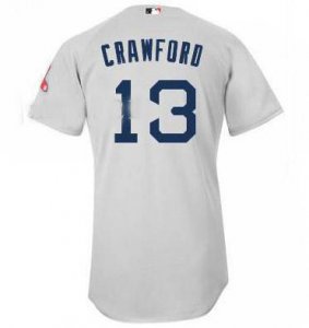 Boston Red Sox 13# Carl Crawford gray