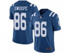 Mens Nike Indianapolis Colts #86 Erik Swoope Limited Royal Blue Rush NFL Jersey