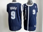 nba oklahoma city thunder #9 ibaka blue jerseys[revolution 30 swingman]