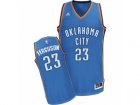Men Adidas Oklahoma City Thunder #23 Terrance Ferguson Swingman Royal Blue Road NBA Jersey