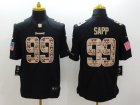 Nike Tampa Bay Buccaneers #99 sapp black Salute to Service Jerseys(Limited)