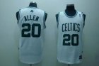 nba fans boston celtics #20 allen swingman white