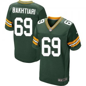 Nike Green Bay Packers #69 David Bakhtiari Green Jerseys(Elite)