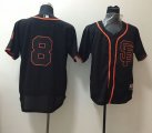 MLB San Francisco Giants #8 Noname black jerseys