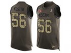 Mens Nike San Francisco 49ers #56 Reuben Foster Limited Green Salute to Service Tank Top NFL Jersey