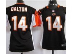 Nike Women NFL Cincinnati Bengals #14 Andy Dalton Black Jerseys