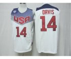 2014 FIBA Basketball World Cup USA jerseys #14 drvis white