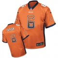 Nike Chicago Bears #6 Jay Cutler Orange Jersey(Elite Drift Fashion)