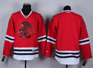 NHL chicago blackhawks blank Stitched red jersey[2014 new]