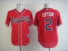 mlb jerseys atlanta braves #2 upton red