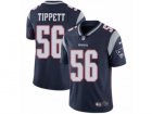 Mens Nike New England Patriots #56 Andre Tippett Vapor Untouchable Limited Navy Blue Team Color NFL Jersey