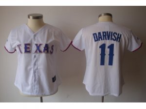 mlb Women Texas Rangers #11 Yu Darvish White Jerseys