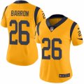 Women's Nike Los Angeles Rams #26 Mark Barron Limited Gold Rush NFL Jersey