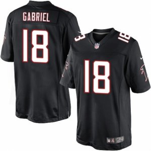 Mens Nike Atlanta Falcons #18 Taylor Gabriel Limited Black Alternate NFL Jersey