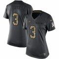 Women's Nike New Orleans Saints #3 Will Lutz Limited Black 2016 Salute to Service NFL Jersey