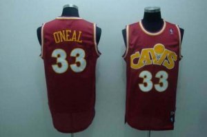 nba fans cavs #33 o\'neal swingman red