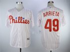 Philadelphia Phillies #49 Jake Arrieta White Cool Base Jersey