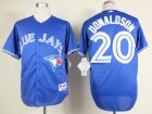 mlb toronto blue jays #20 donaldson blue jerseys