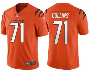 Nike Bengals #71 La\'el Collins Orange Vapor Limited Jersey