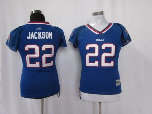 women nfl buffalo bills #22 jackson field flirt fashion blue