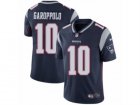 Mens Nike New England Patriots #10 Jimmy Garoppolo Vapor Untouchable Limited Navy Blue Team Color NFL Jersey