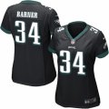 Women's Nike Philadelphia Eagles #34 Kenjon Barner Limited Black Alternate NFL Jersey