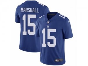 Mens Nike New York Giants #15 Brandon Marshall Vapor Untouchable Limited Royal Blue Team Color NFL Jersey