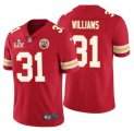 Nike Chiefs #31 Darrel Williams Red 2021 Super Bowl LV Vapor Untouchable Limited