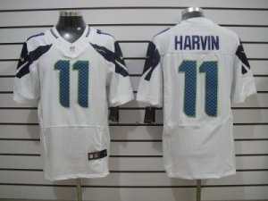 Nike NFL Seattle Seahawks #11 Percy Harvin white Jerseys(Elite)