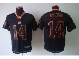 Nike NFL Cincinnati Bengals #14 Andy Dalton black[Elite lights out]
