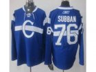 NHL Montreal Canadiens #76 P.K. Subban Blue Jersey